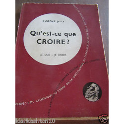 Eugène joly qu'est ce que croire Arthème Fayard