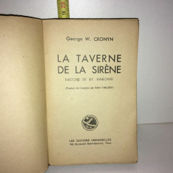 George w Cronyn LA TAVERNE DE LA SIRENE Histoire DE Kit Marlowe