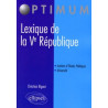 Lexique de la Ve Republique