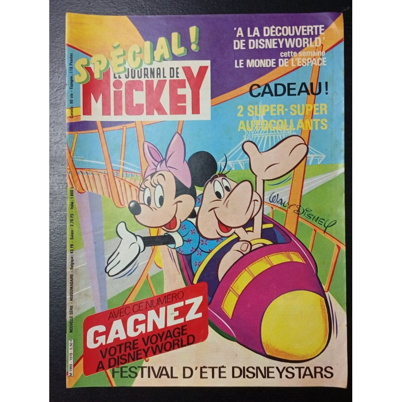 Le Journal de Mickey N.1519 (jeux présents)