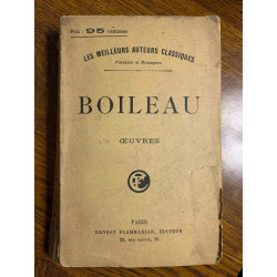 Oeuvres poétiques de N. Boileau Flammarion