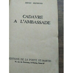 Cadavre à l'ambassade éditions La Porte espionnage