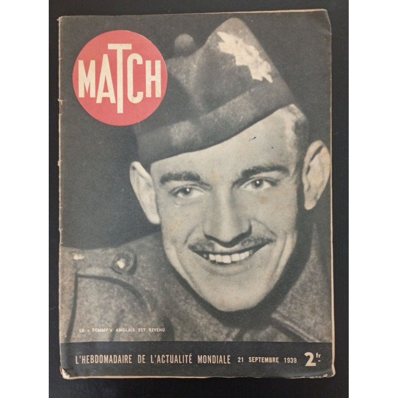 MATCH - 21 septembre 1939