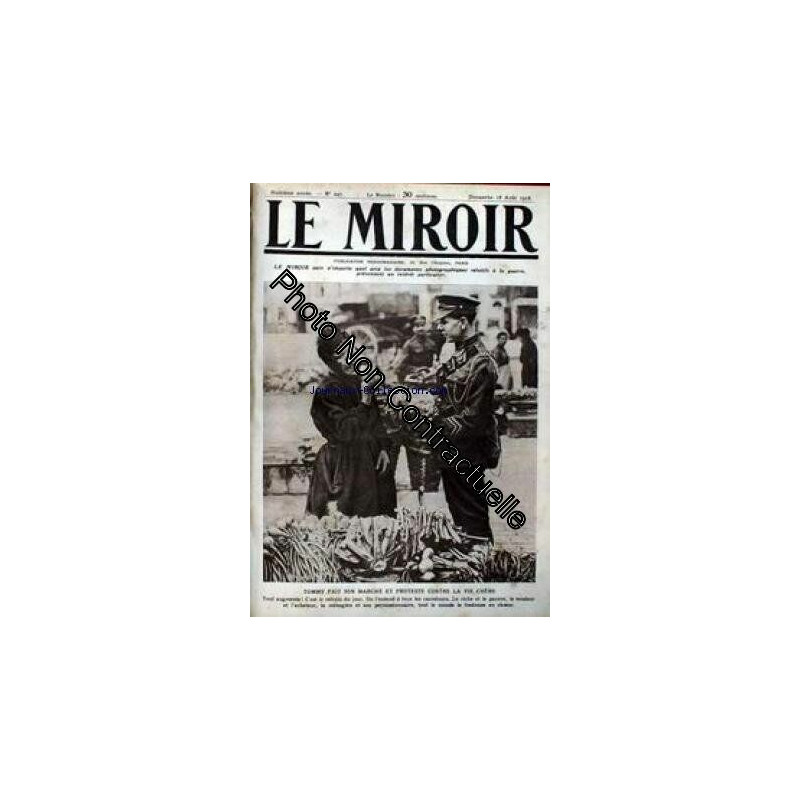 MIROIR (LE) [No 247] du 18/08/1918 - TOMMY FAIT SON MARCHE ET...