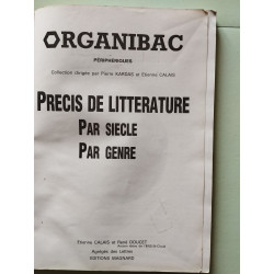Précis de littérature - Par siècle par genre