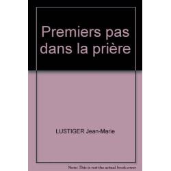 Premiers pas dans la prière