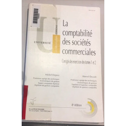 La comptabilité des sociétés commerciales - corrigées des...