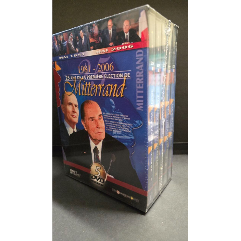 Coffret 5 dvd: 25 ans de la premiere election de MITTERRAND...