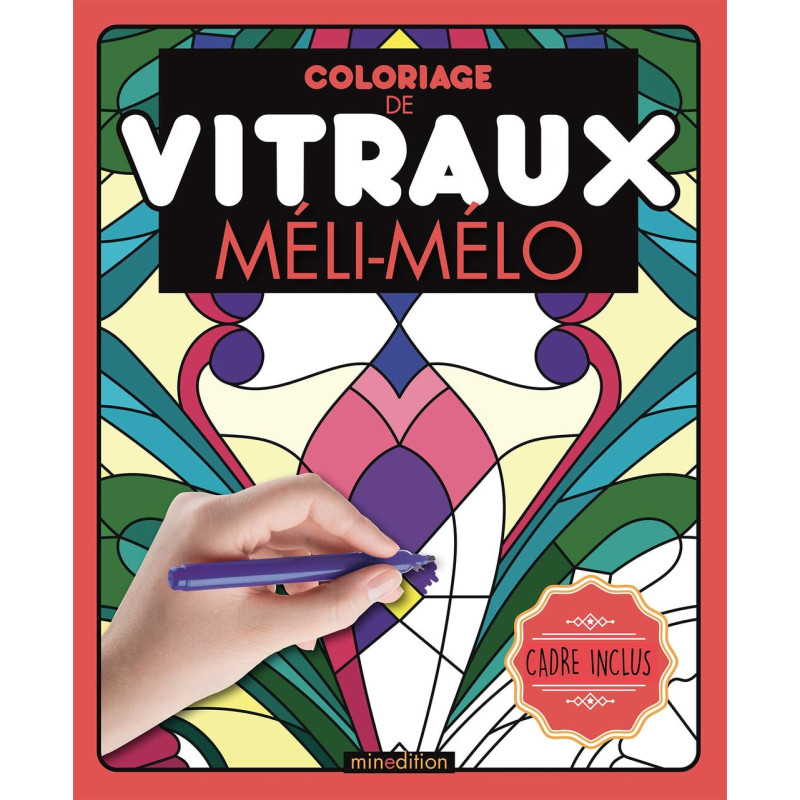 Coloriage de vitraux - Méli-mélo