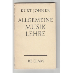 ALLGEMEINE MUSIK LEHRE Reclam verlag sechste Auflage