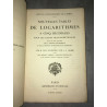 Service Géographie de l'armée NOUVELLES TABLES de LOGARITHMES A 5 DEC