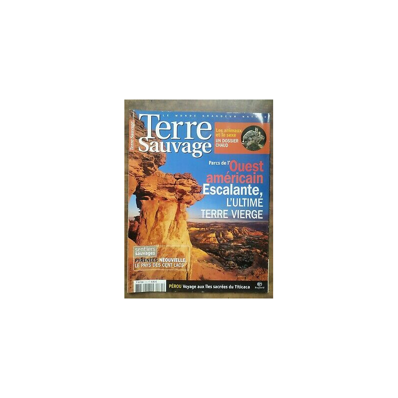 Terre Sauvage n175 Août 2002 Parcs de l'Ouest américain