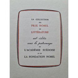La collection des prix Nobel de littérature