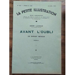 La Petite illustration Nº 622 Roman n288 15 Avril 1933