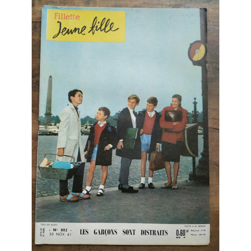 Fillette jeune fille n802 30 Novembre 1961