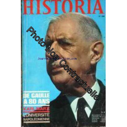 HISTORIA [No 288] du 01/11/1970 - DE GAULLE A 80 ANS - KARL MARX -...