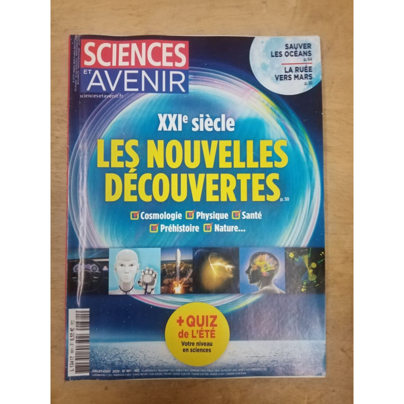 Sciences et Avenir nº 881 / Juillet-Août 2020