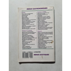 Cuisine actuelle menus gastronomiques