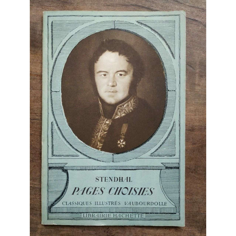Stendhal Pages Choisies Librairie hachette