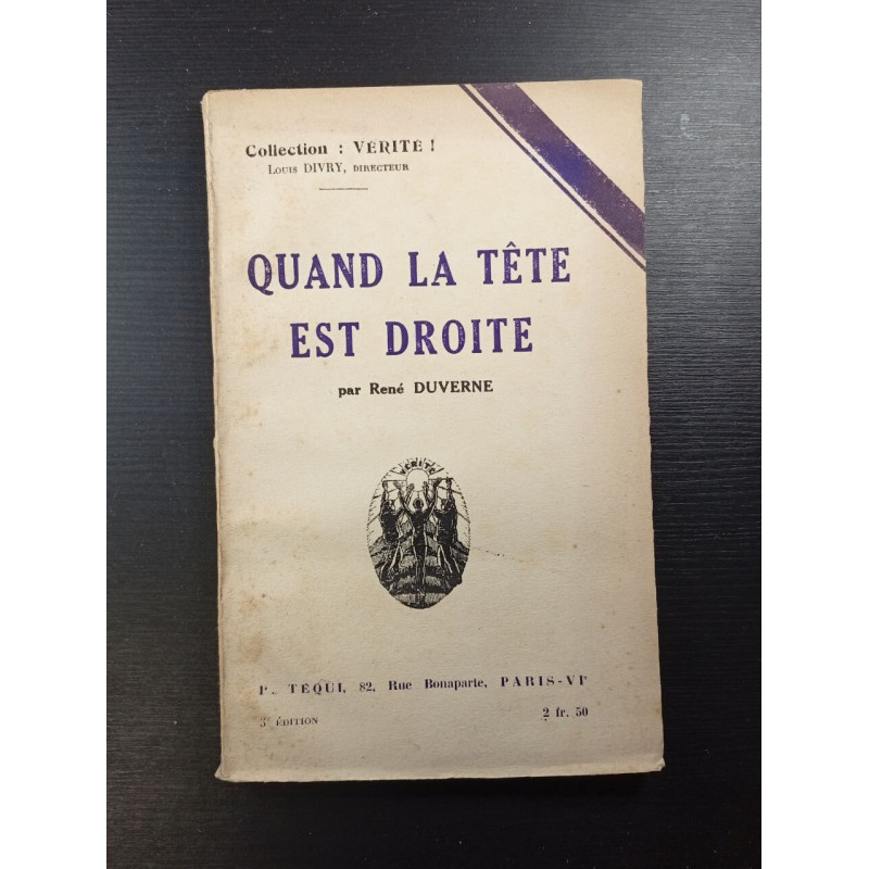 Quand la tête est droite