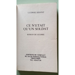 Ce n' etait qu' un soldat
