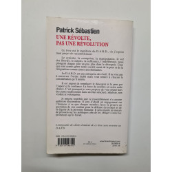 Une révolte pas une révolution