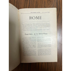 Publication Mensuelle Illustrée 2eme Annee : Rome N° 13 à 24 - 1905