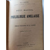 Philologie Anglaise. TOME 1