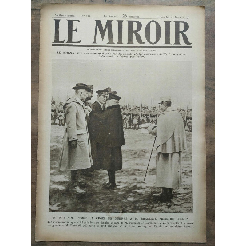 Le Miroir n172 11 Mars 1917
