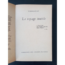 Le voyage inutile