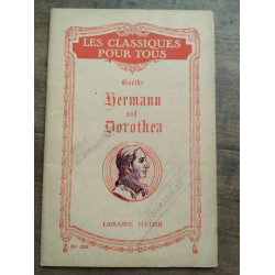 goethe Hermann und Dorothea Les classiques pour tous hatier