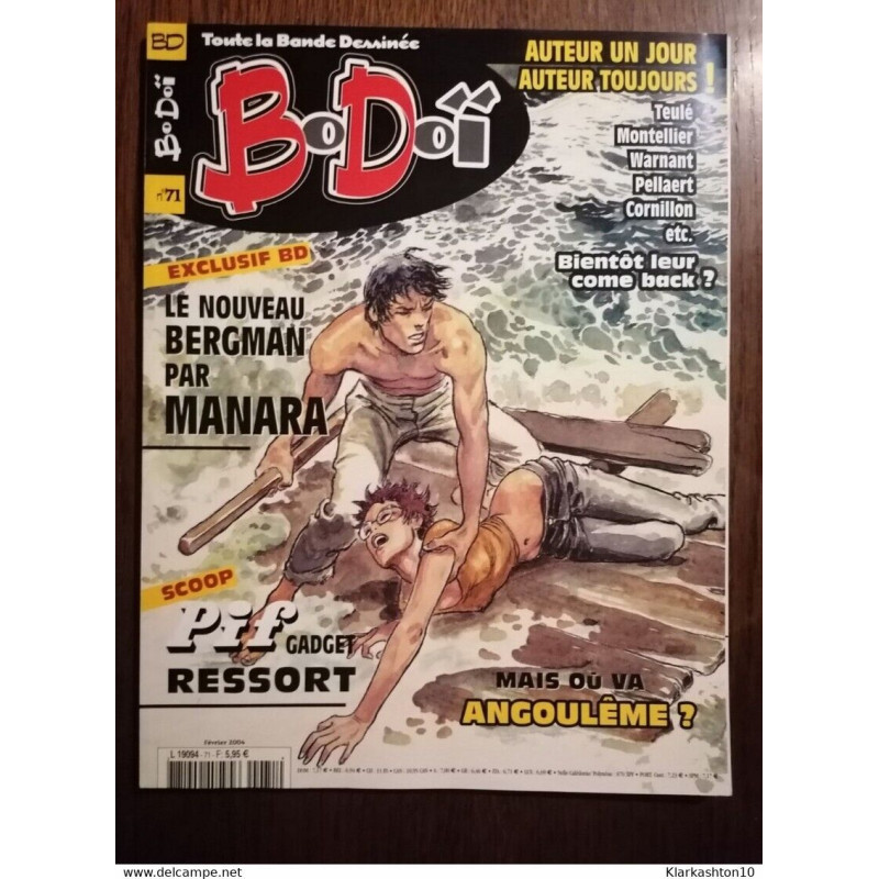 BoDoï n71 Le Nouveau Bergman Par Manara Février 2004