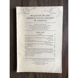 Bulletin of the seismological society of america - vol.38 - number...