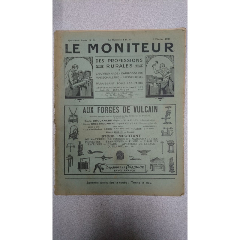 La moniteur n° 34 / Février 1926
