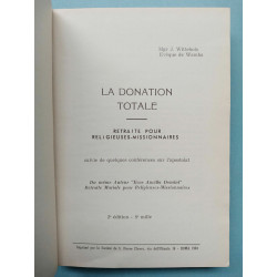 Wittebols La Donation Totale Retraite pour religieuses missionnaires