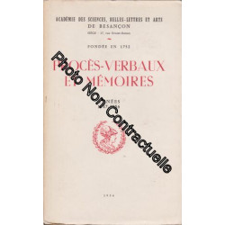 Procès-Verbaux Et Mémoires. Années 1947-1956