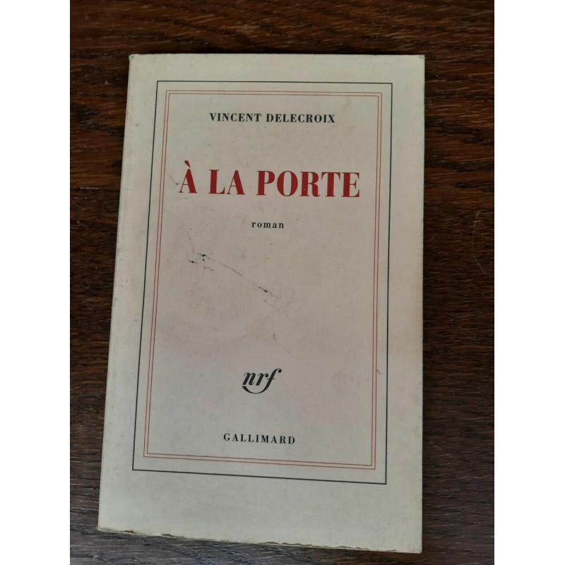 Vicent Delecroix à la Porte gallimard