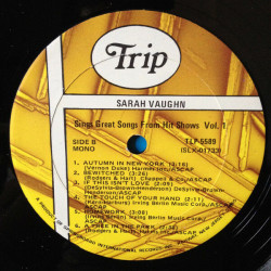 Sings Great Songs From Hit Shows Vol. 1