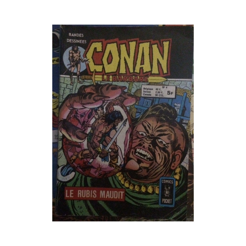 CONAN LE BARBARE - LE RUBIS MAUDIT N°4