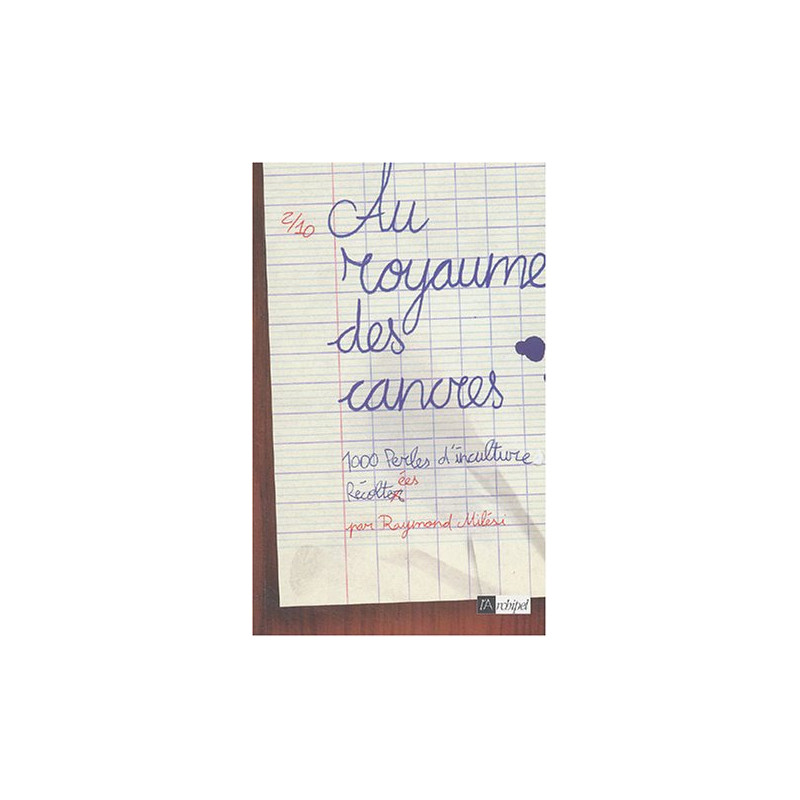 Au royaume des cancres : 1000 perles d'inculture