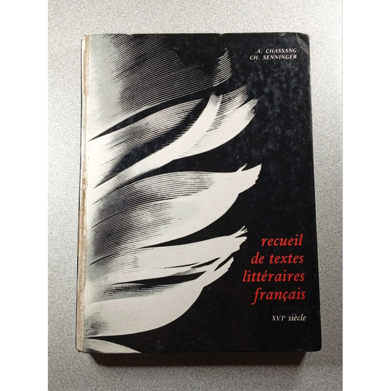 Recueil de textes littéraires français xvie siecle