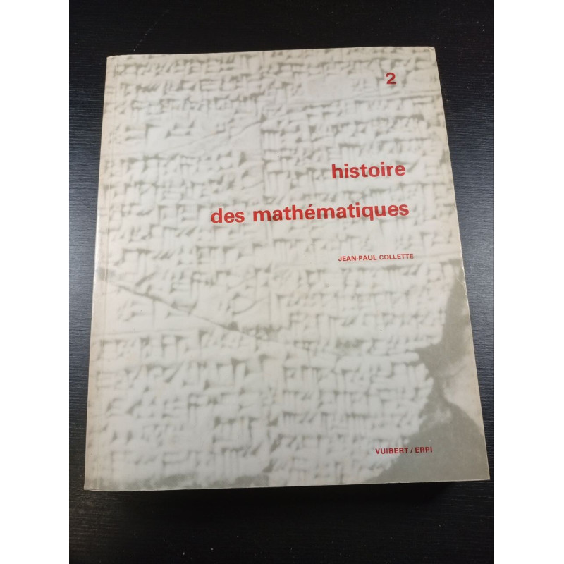 Histoire des mathématiques 2