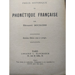 Precis de phonetique francaise