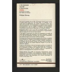 L'ECONOMIE Nouvelle à bras le corps