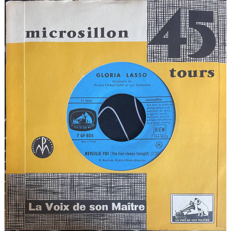 GLORIA LASSO Accompagnée por Robert CHAUVIGNY et son Orchestre