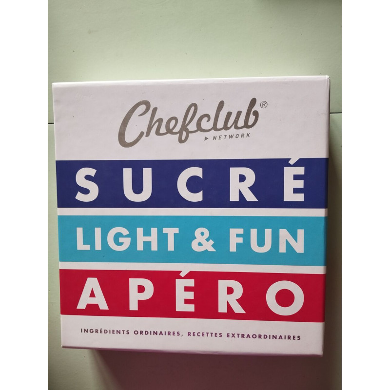 Chefclub Network : 3 volumes : Sucré , Light et Fun , Apéro