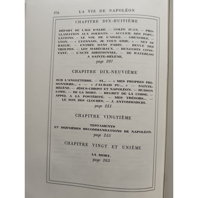 La Vie de Napoléon