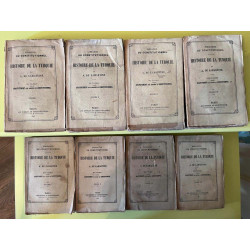 a de lamartine Histoire de la turquie Tomes 1 à 8 1854 1855