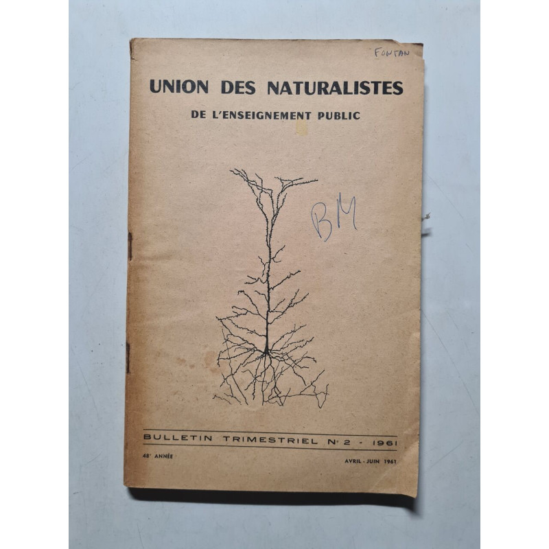l'union des naturalistes de l'enseignemente public nº 2 - 1961