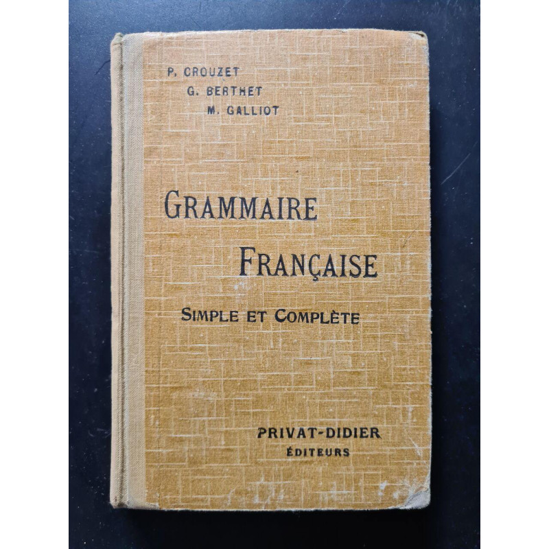 Grammaire fransaise siple et complet